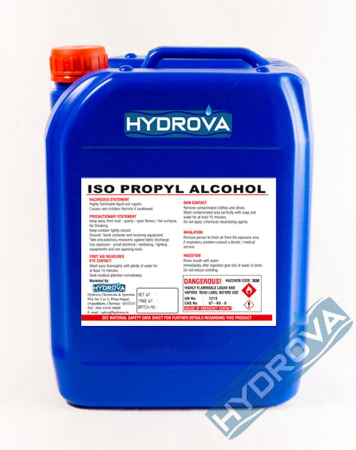 ISOPROPYL ALCOHOL 99.9% (IPA) - 5 LITER CAN