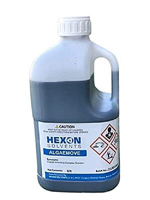Hexon Swimming Pool Pond, Spa, Fountain Algaecide/algicide Cleaner (2.5 Liters)