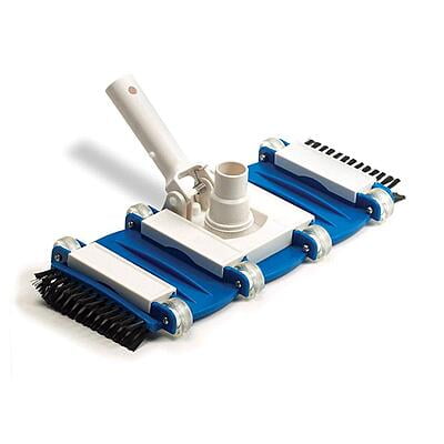 wimming Pool Vacuum Head Flexible with Swivel and Side Brush 14" inch