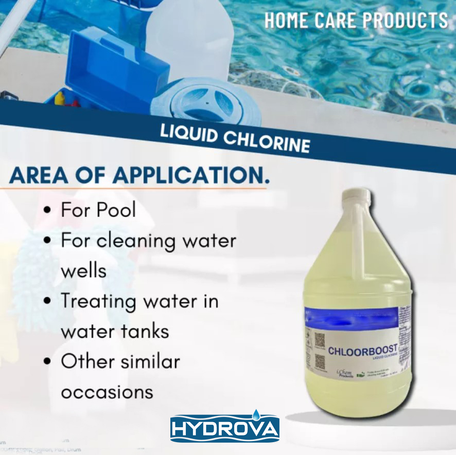 Liquid Chlorine 12% (Sodium Hypo) - 5 Liter Pack