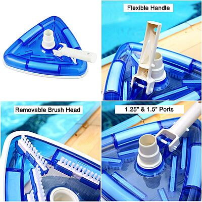 Triangle Pool Vacuum Head